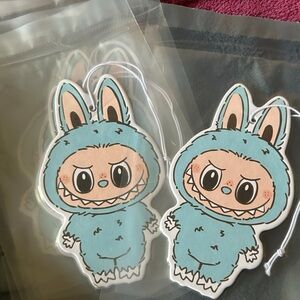 - Labubu Car Air Freshener – Random Scent & BLUE Style – Kawaii Fragrance…